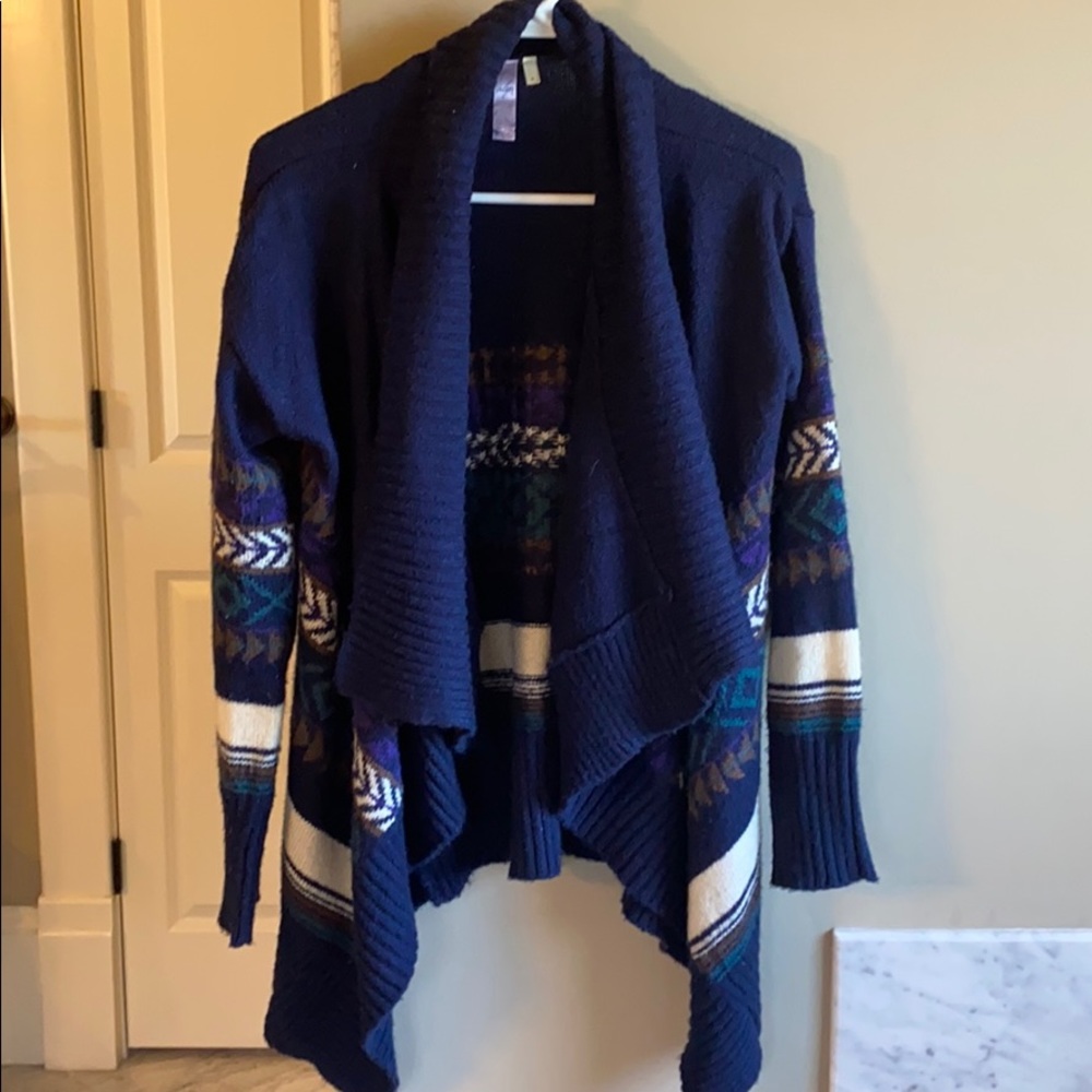 Open front cardigan size small